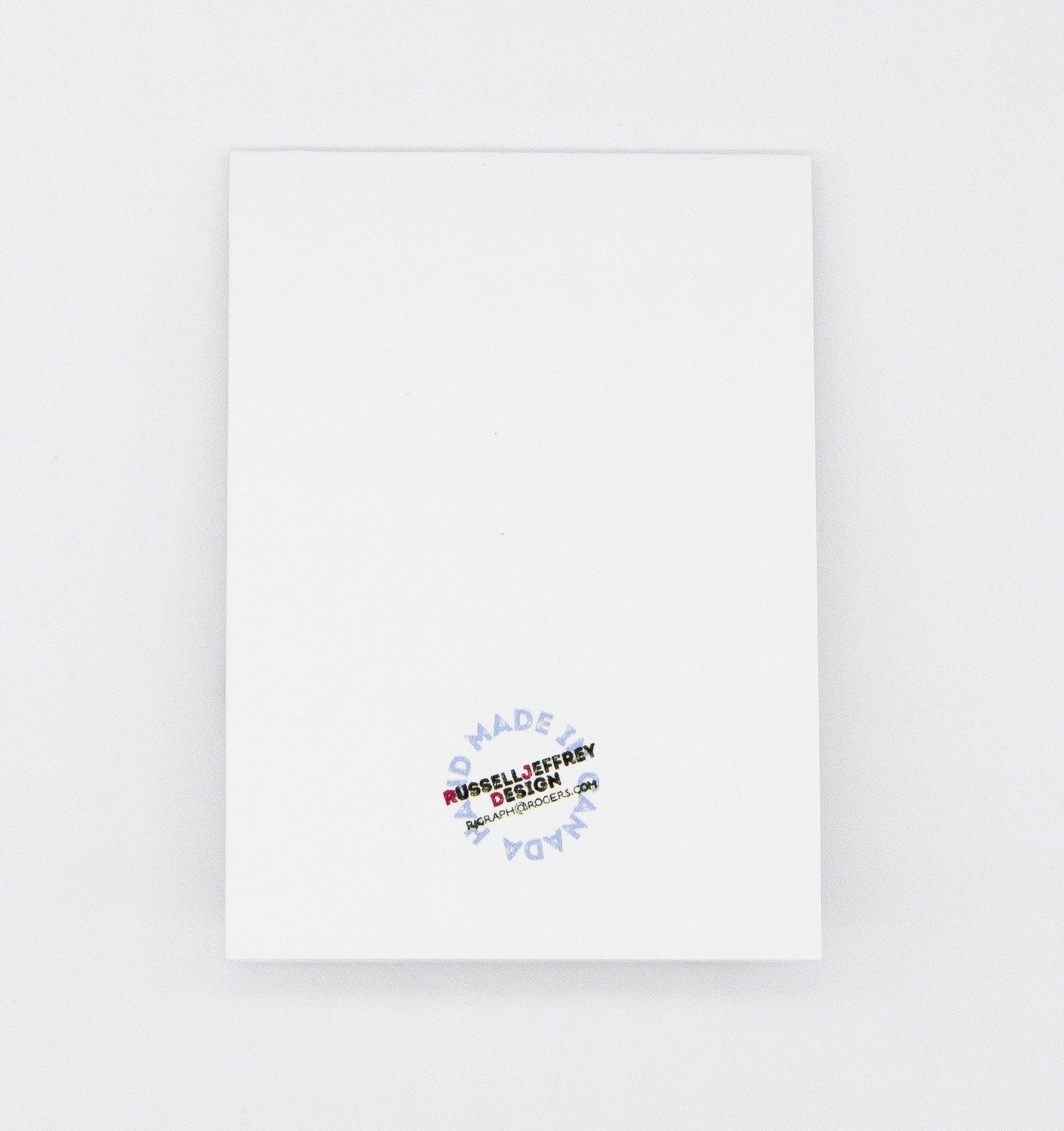 Passover Greeting Card Silver Mini Size