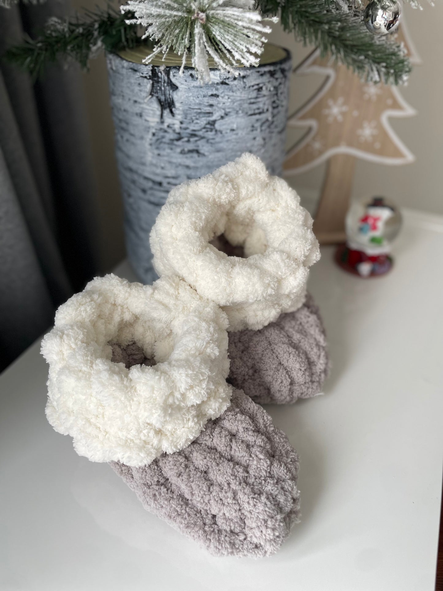Chunky Knit Slipper Booty - Kid’s Size