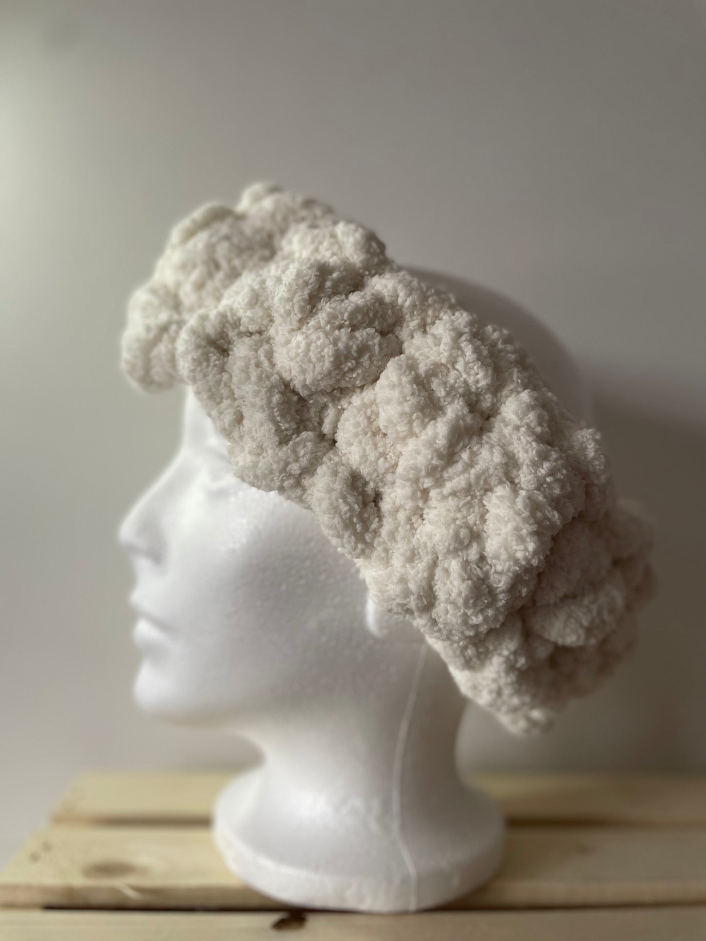 Happy Head Ear Warming Headband in White