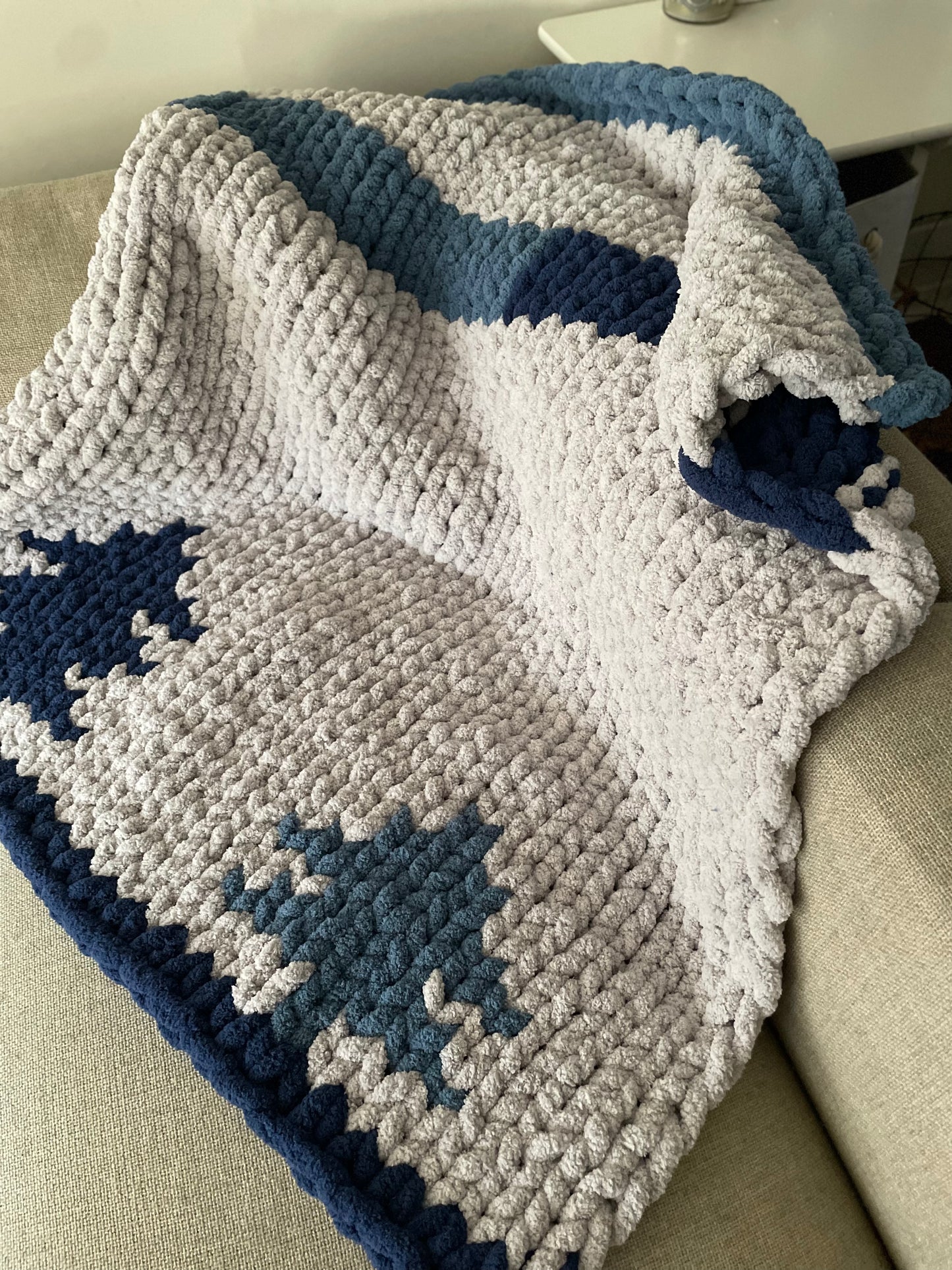 Healing Hand, Chunky Knit "Muskoka" Blanket