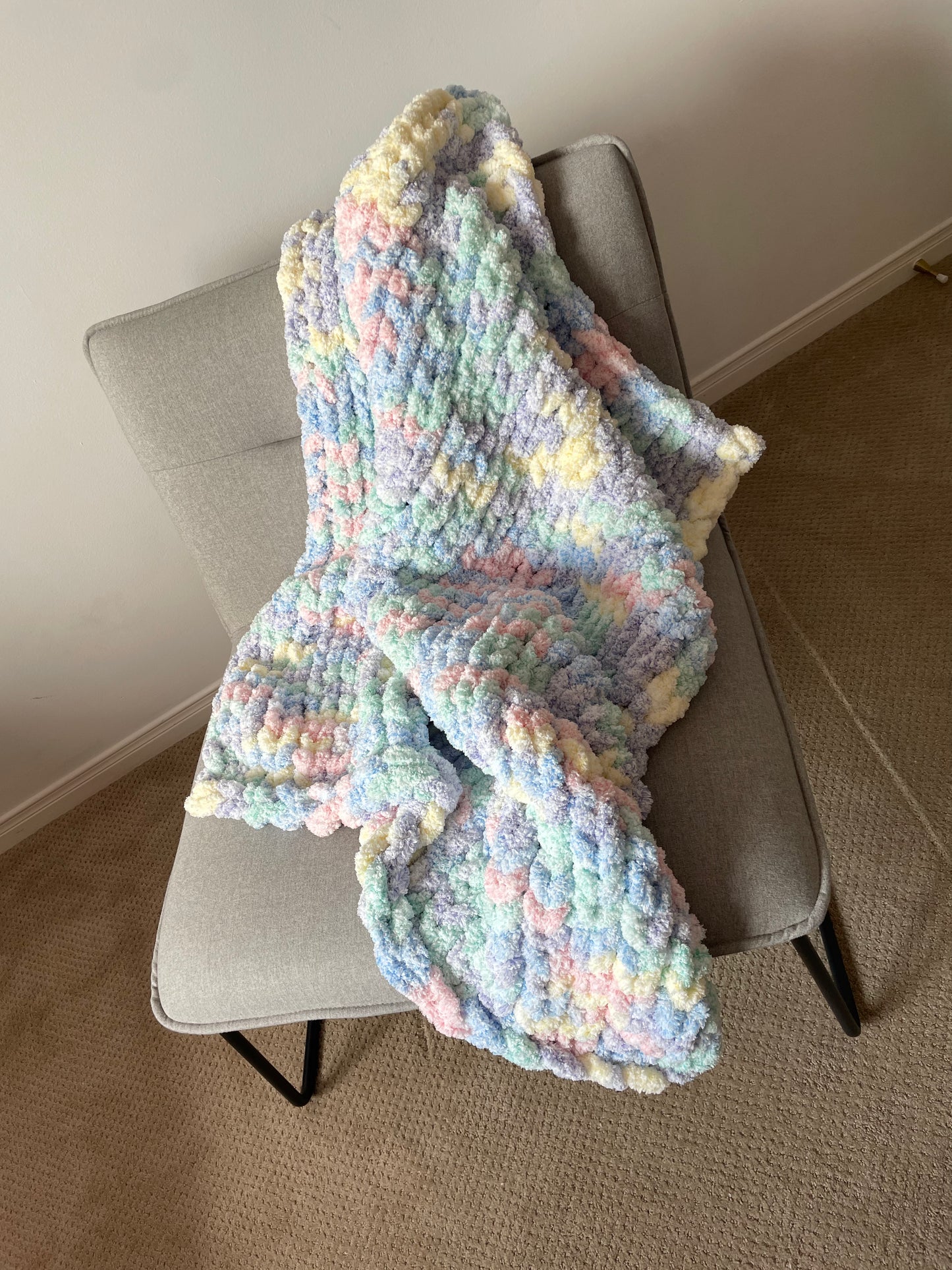 Healing Hand, Chunky Knit Baby Blankets - Unicorn Yarn