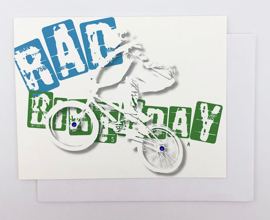 Rad Birthday BMX  - GREETING CARD