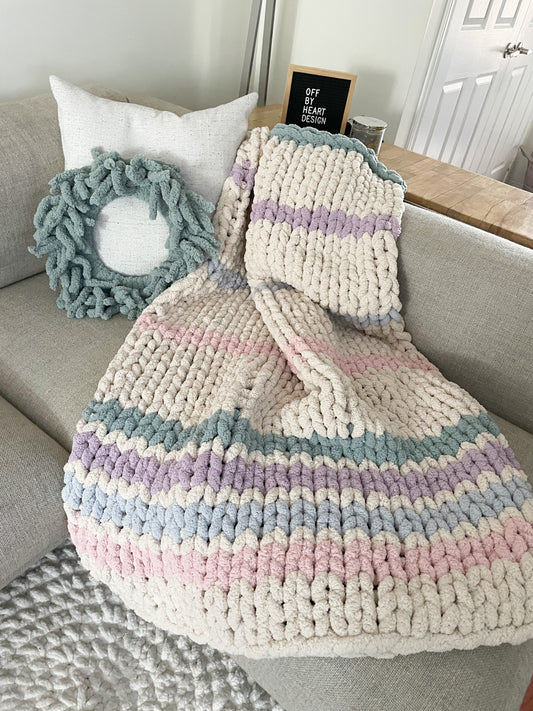 Healing Hand, Chunky Knit "The Avery" Blanket