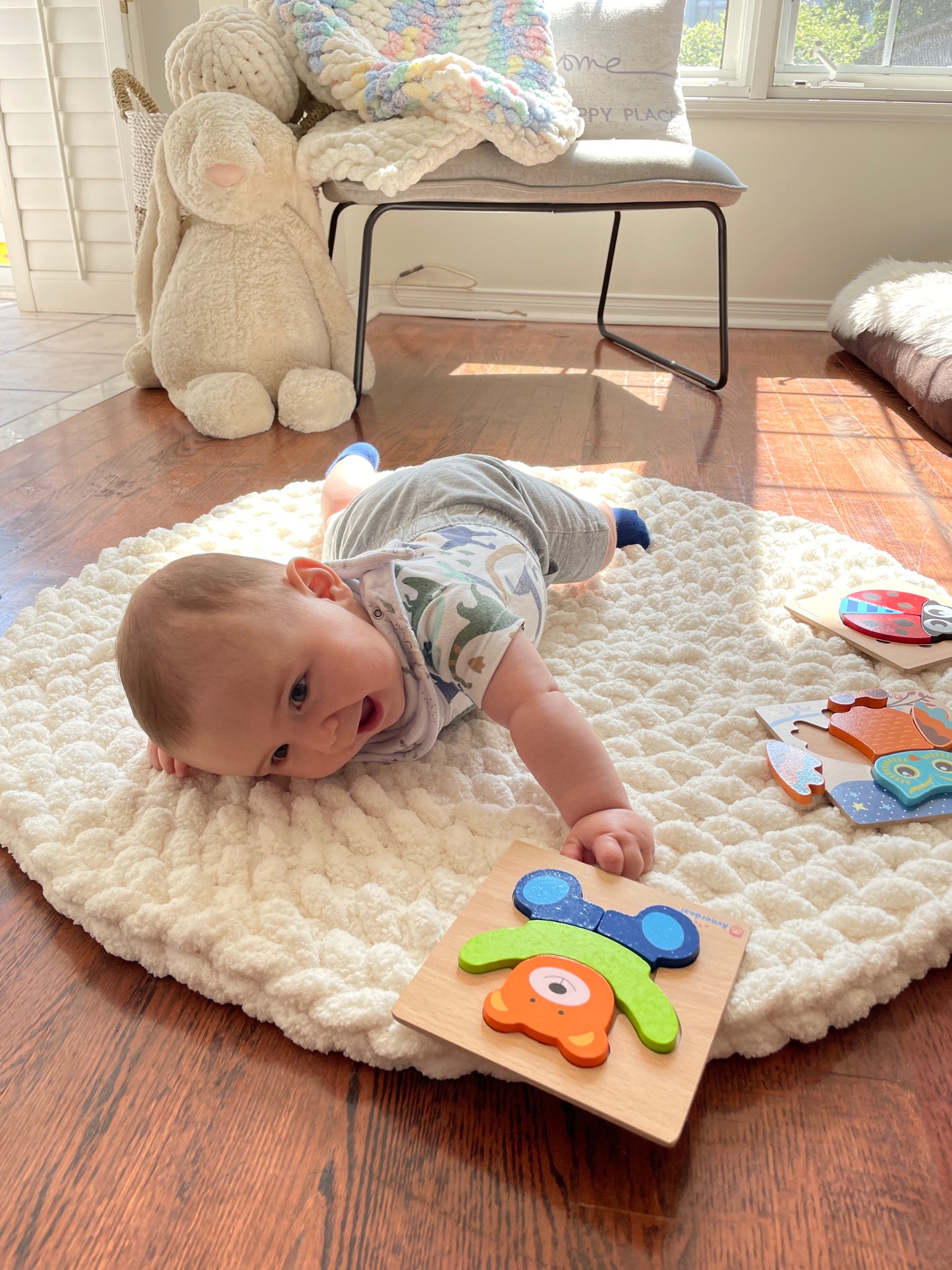 Circle Rug , Tummy Time Mat
