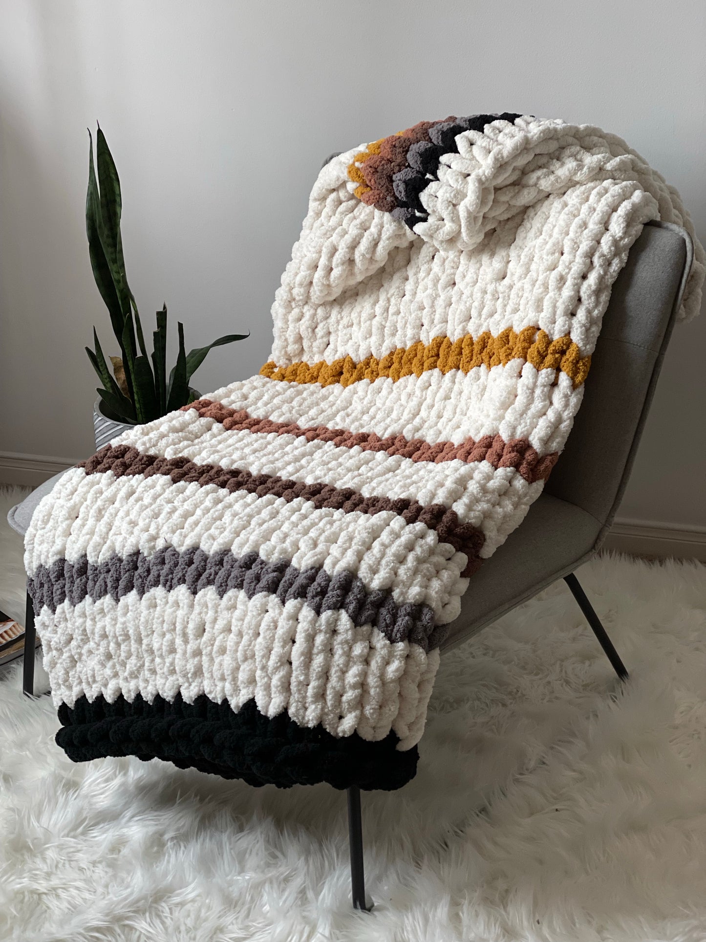 Healing Hand, Chunky Knit "The Hank" Blanket