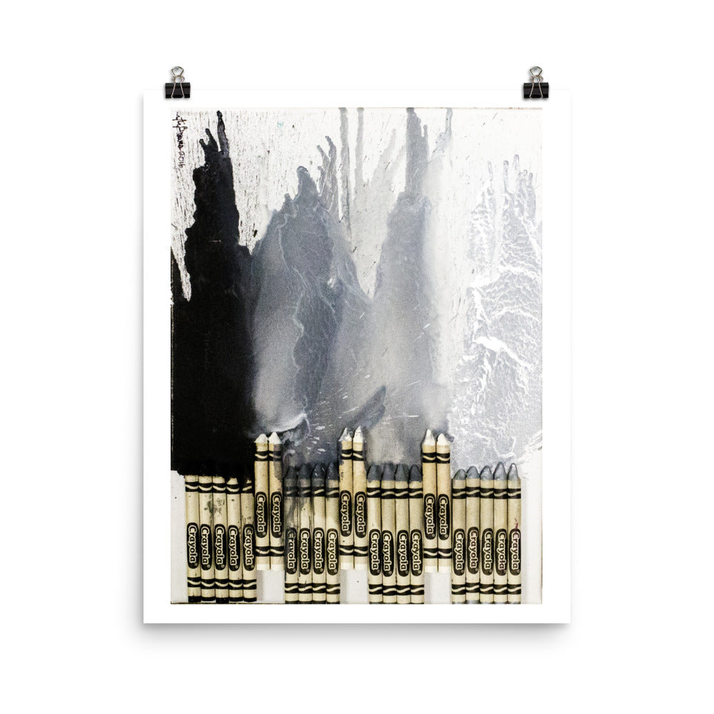 Monochromatic Crayon Melt