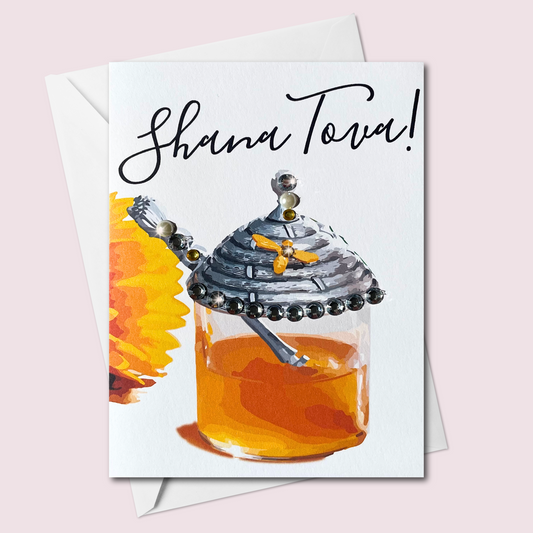 Shana Tova Honey Pot