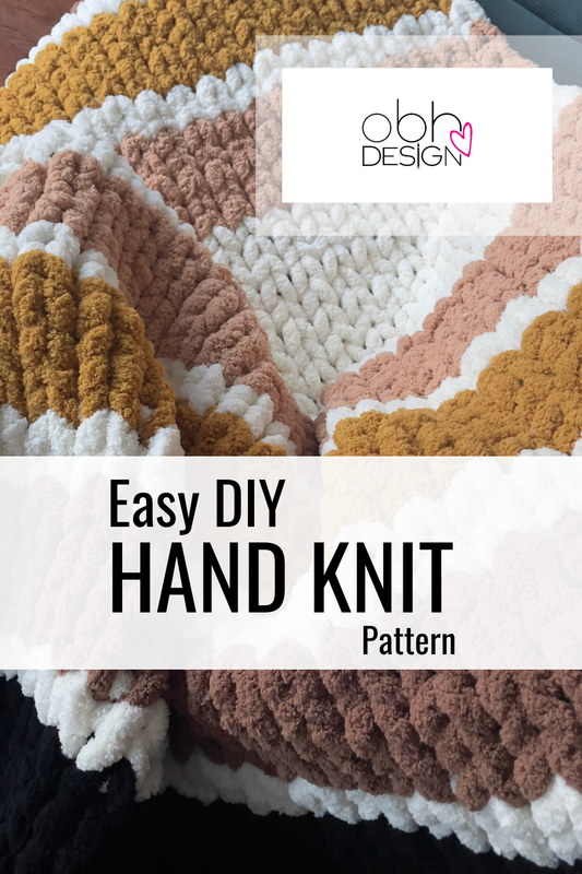 HANDKNIT PATTERN ~ Hank 2.0 ~ Chunky Chenille ~ Off By Heart Design ~ DIY