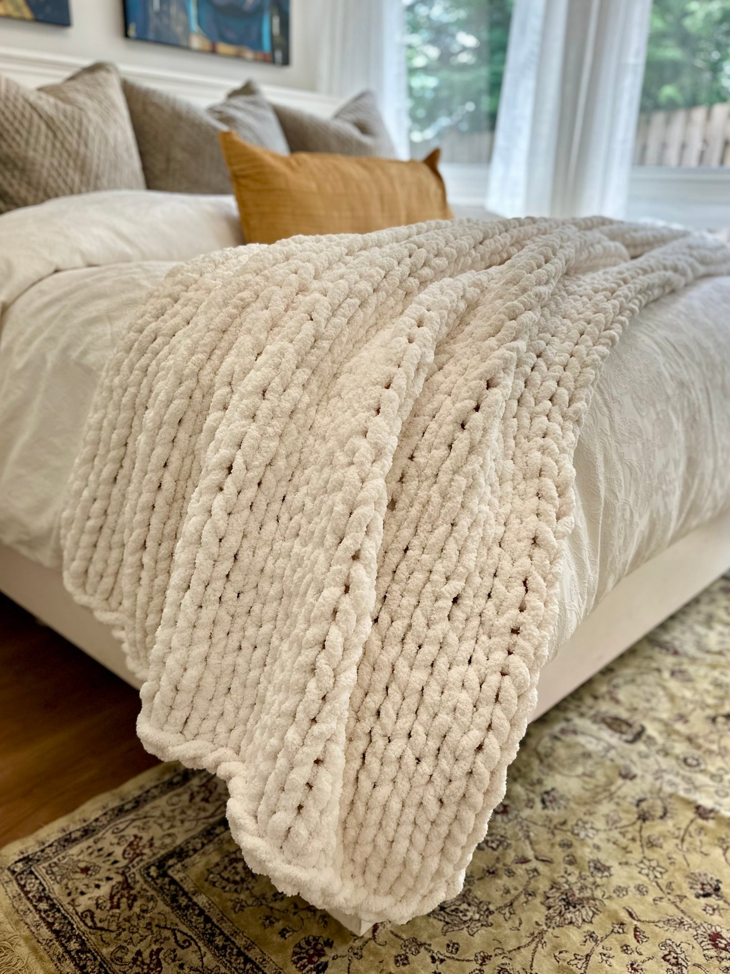 King Size Chunky Knit Blanket