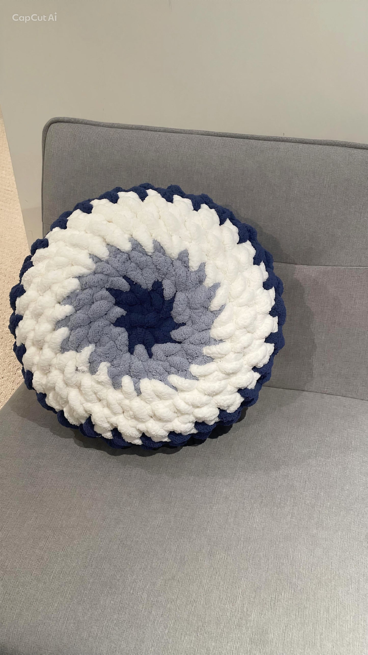 Evil Eye Protection 🧿 Crochet Pillow