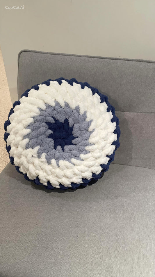 Evil Eye Protection 🧿 Crochet Pillow