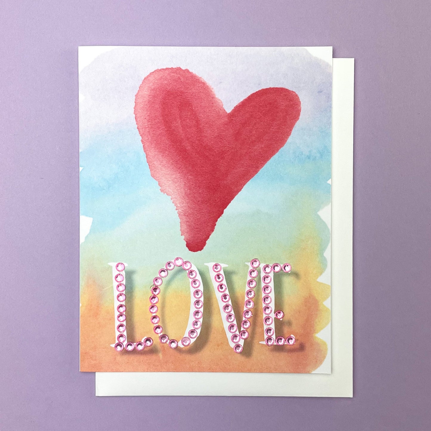 Watercolour Love Heart