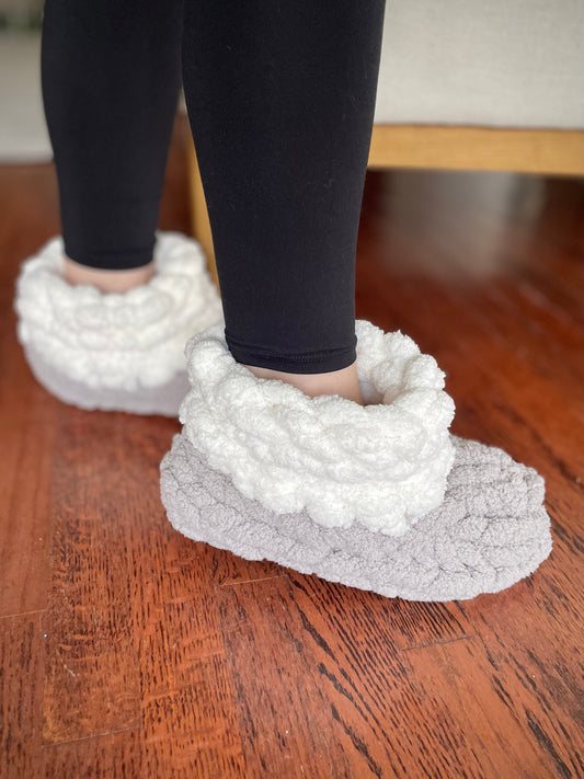 Chunky Knit Slipper Booty