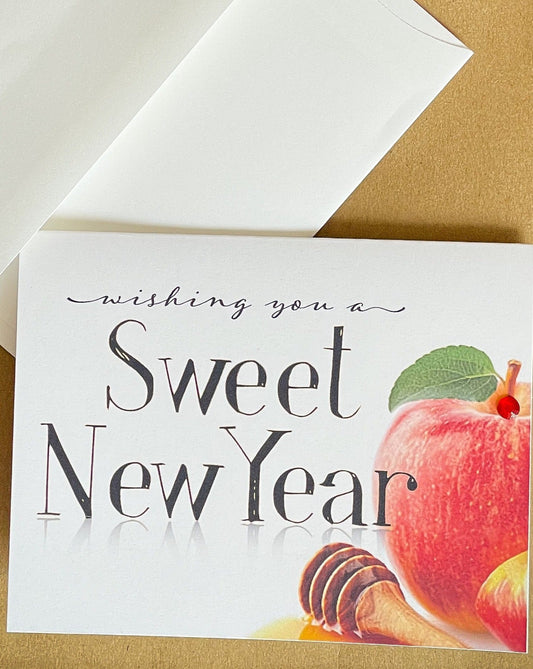 Wishing You a Sweet New Year! Rosh Hashana Apple & Honey