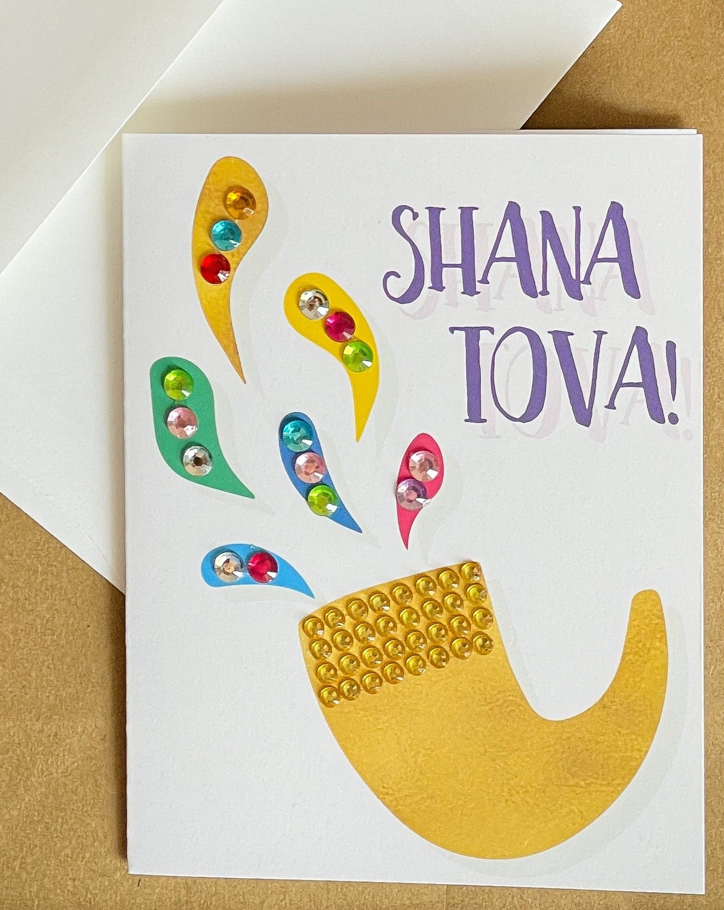 Shana Tova! Rosh Hashana Gold Shofar