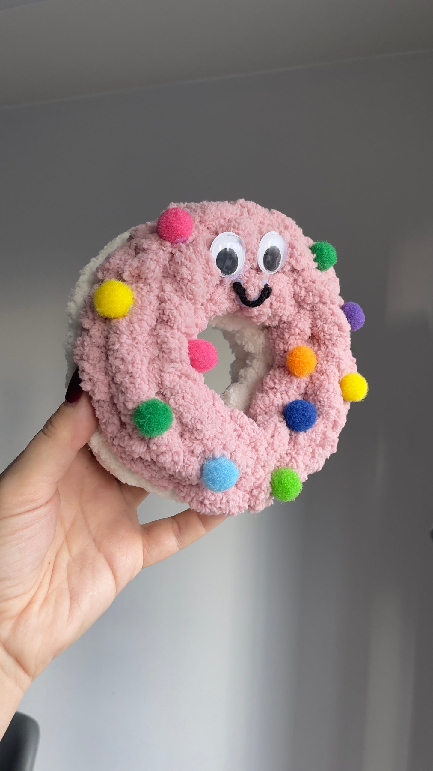 Emotional Support Donut Plush – Custom Soft Toy for Stress Relief & Smiles