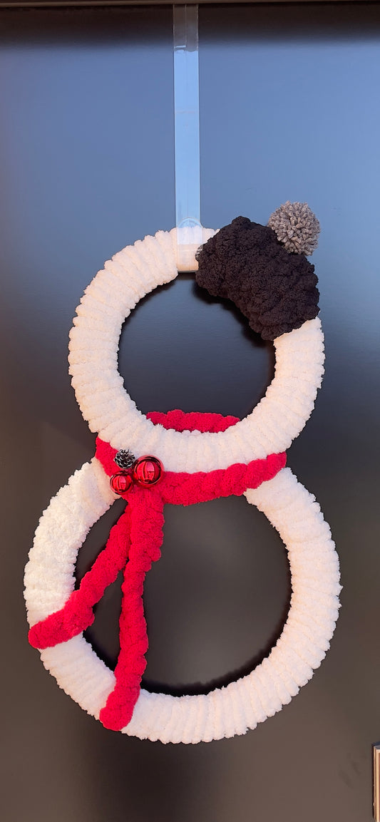 Snowman Wreath