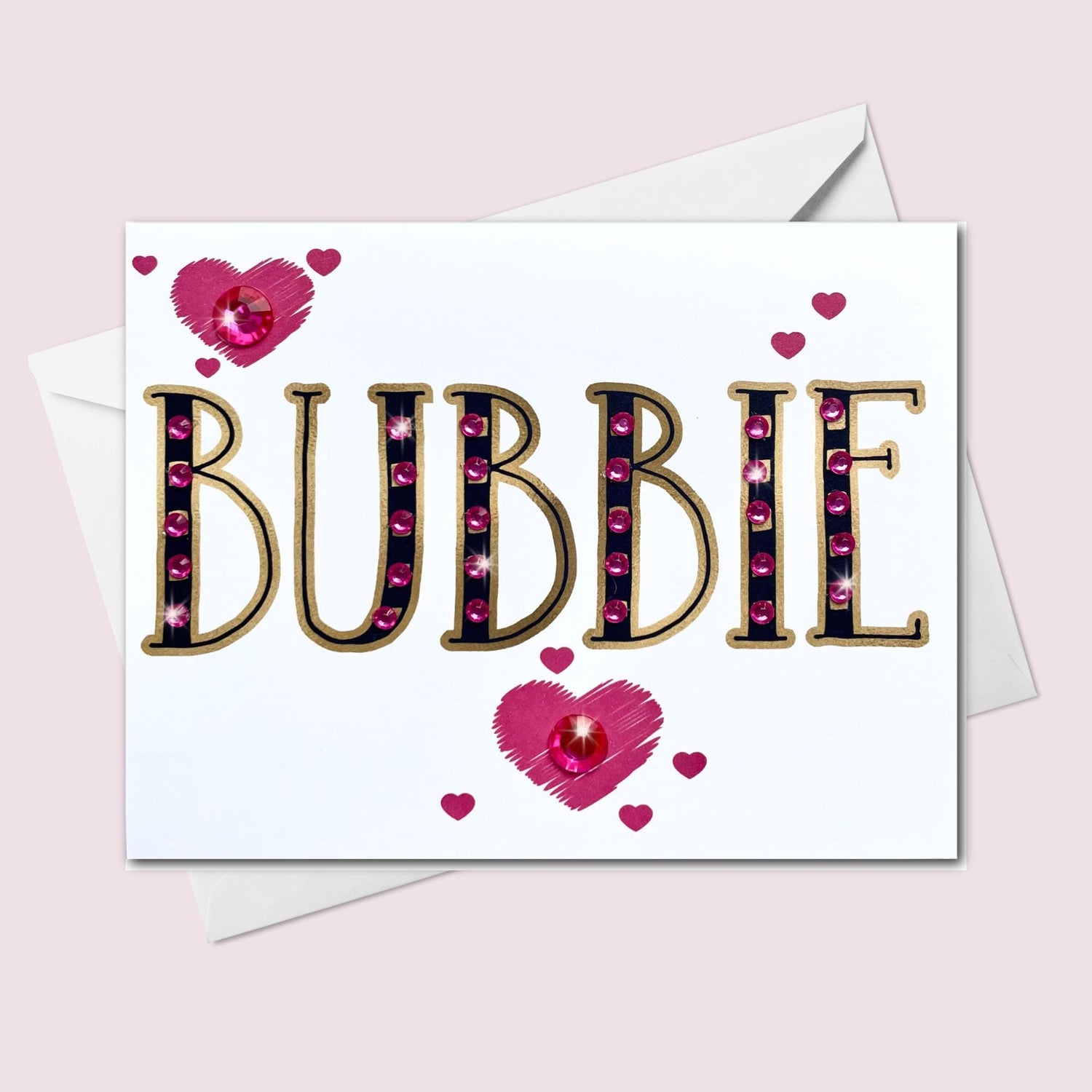 Handmade Bubbie Card for Mother's Day | Jewish Grandmother Greeting Card | Ontario Made | Canada