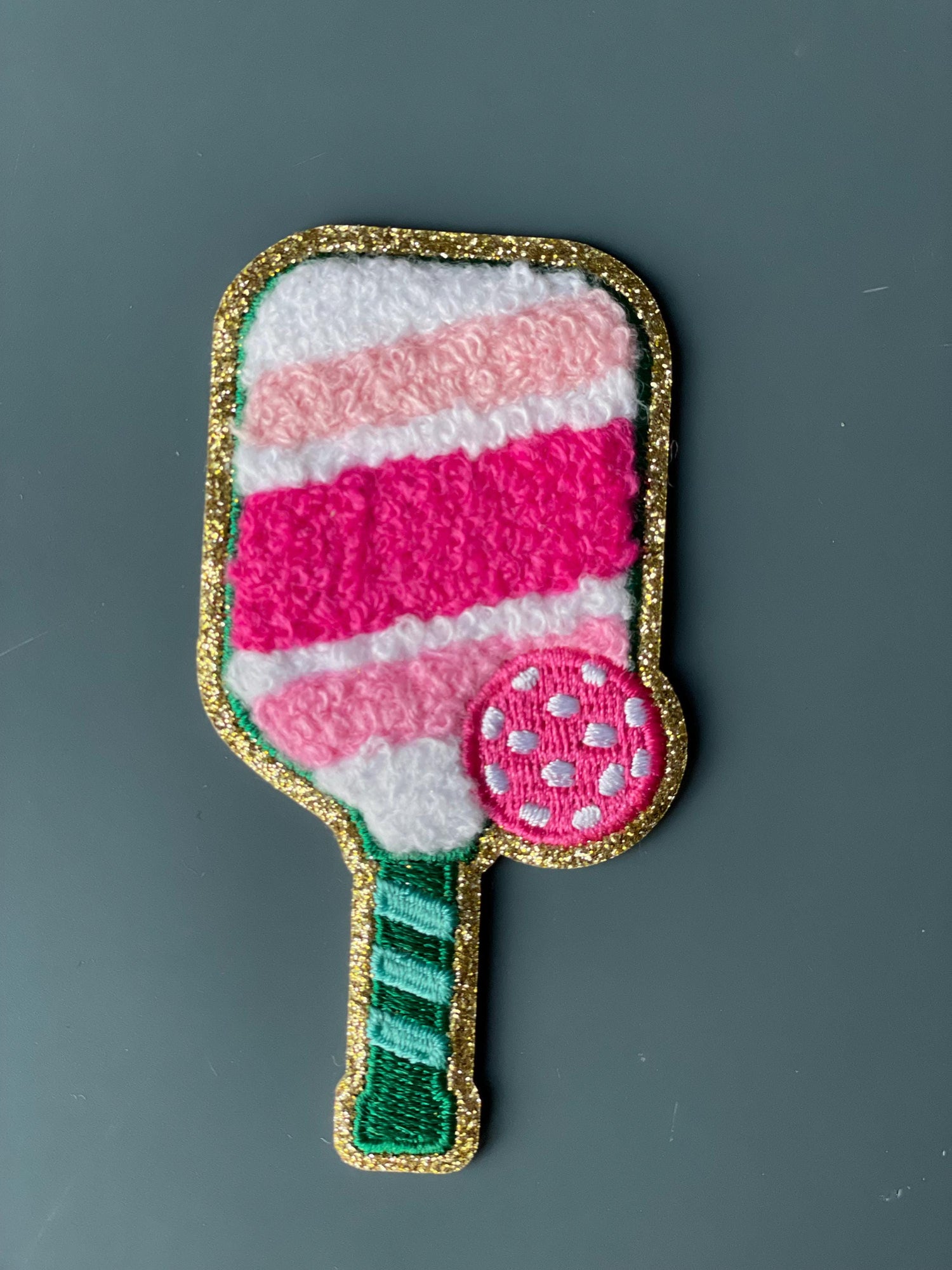 Pickleball Patch | Peel Stick Sew On Bag Jacket Tote
