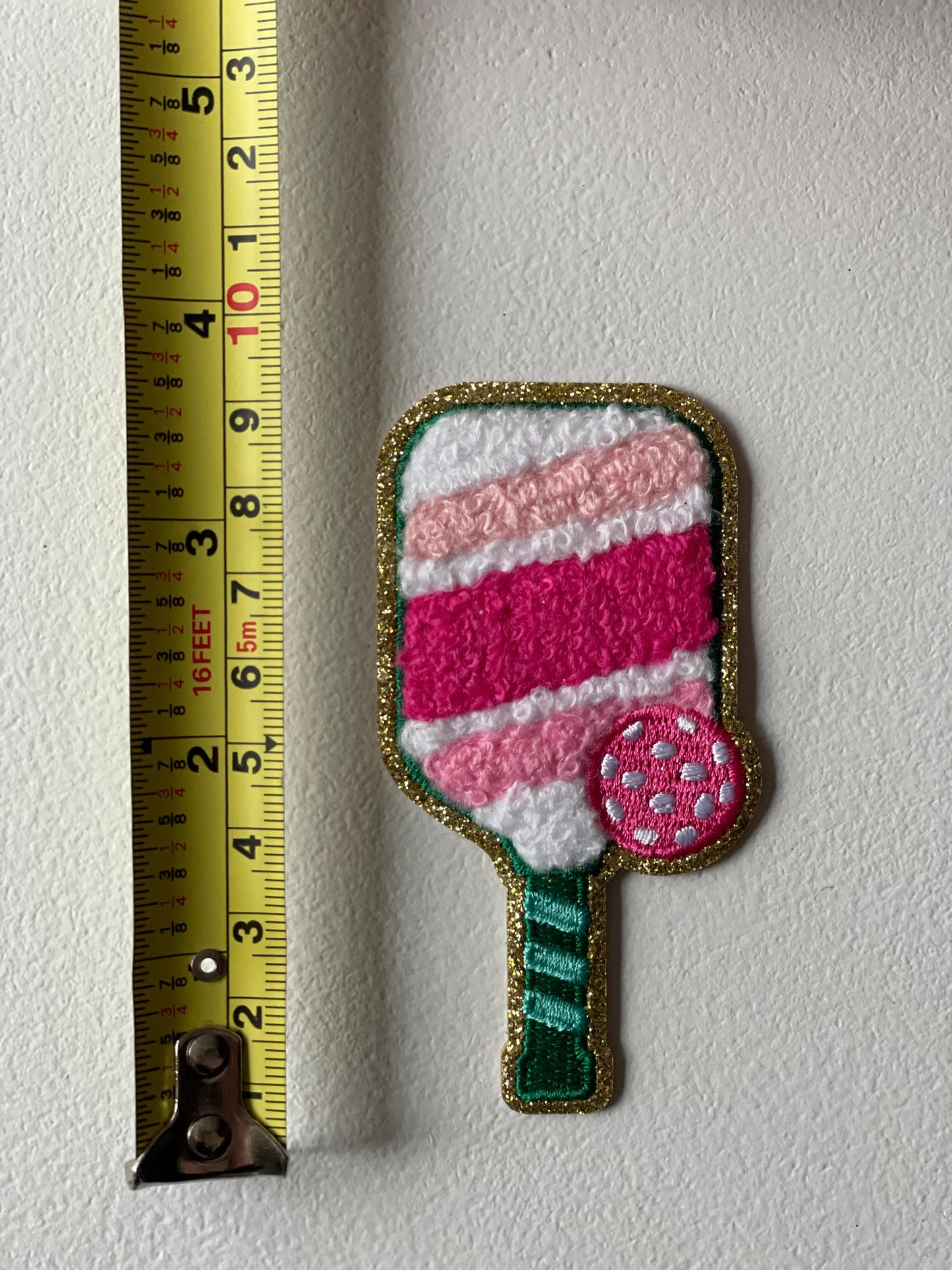 Pickleball Patch | Peel Stick Sew On Bag Jacket Tote