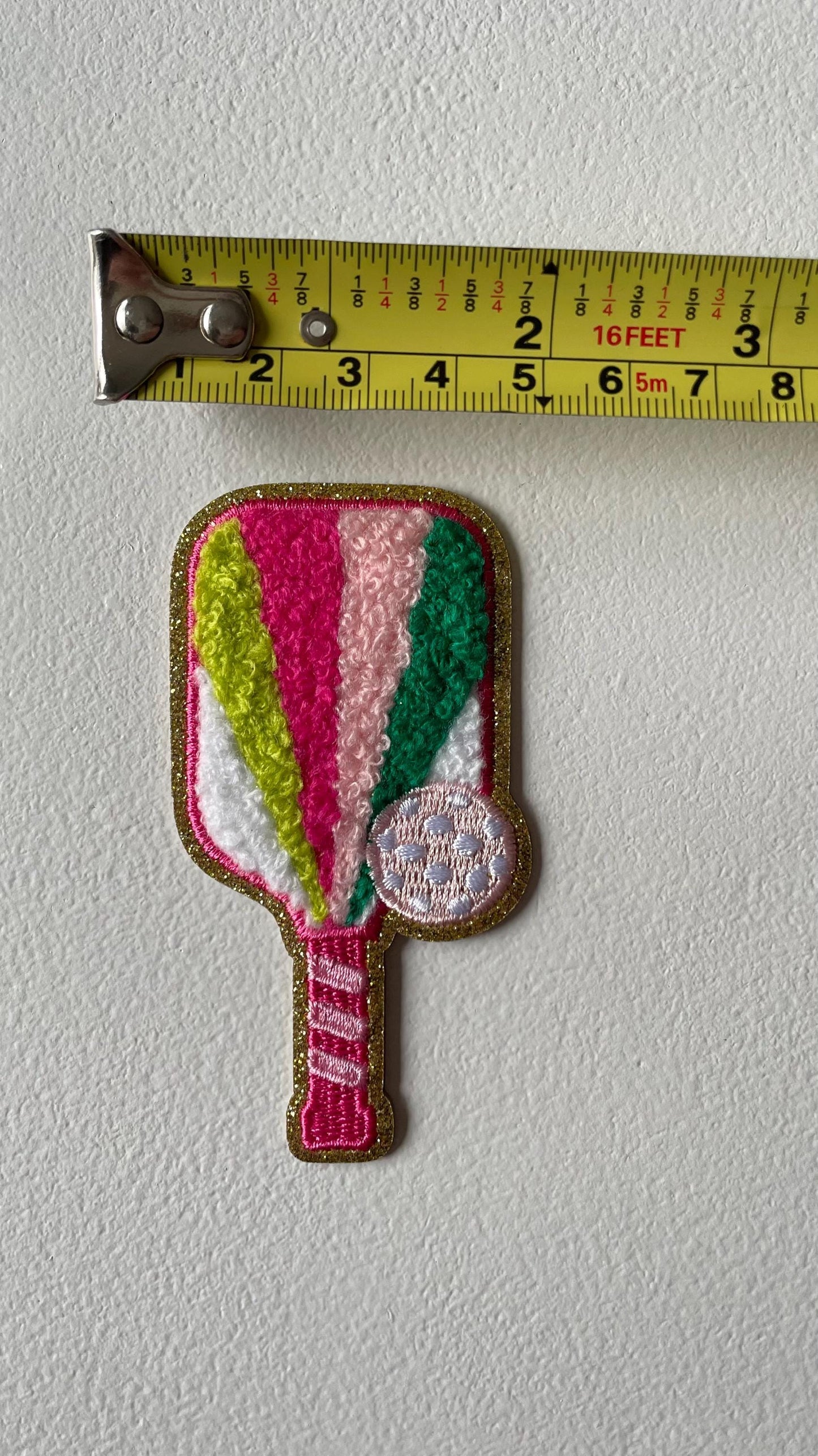 Pickleball Patch | Peel Stick, Sew On, Iron On