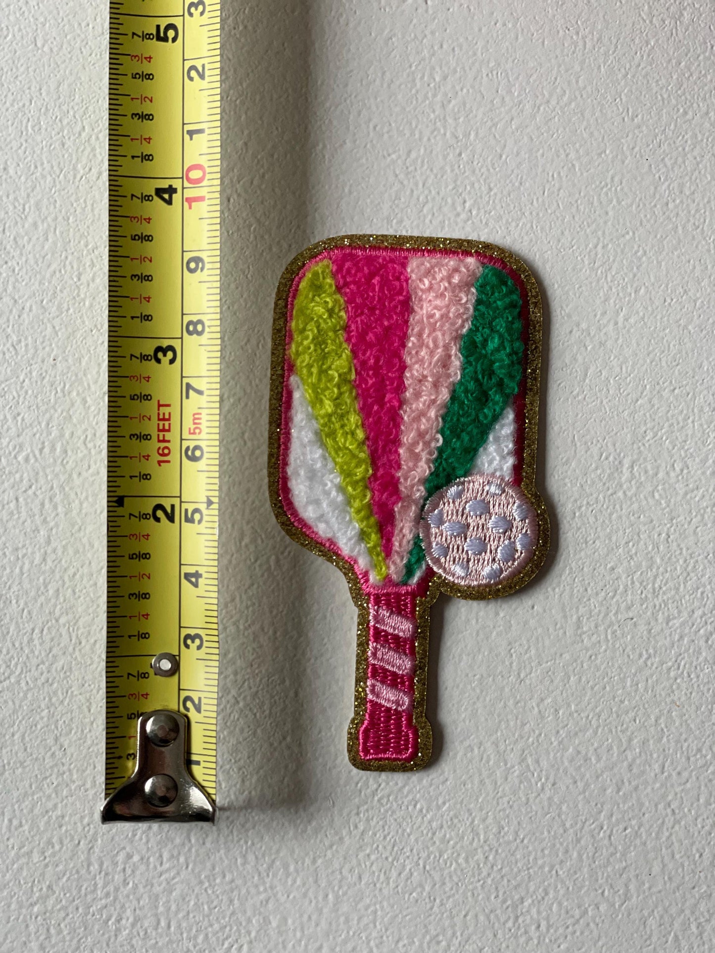 Pickleball Patch | Peel Stick, Sew On, Iron On