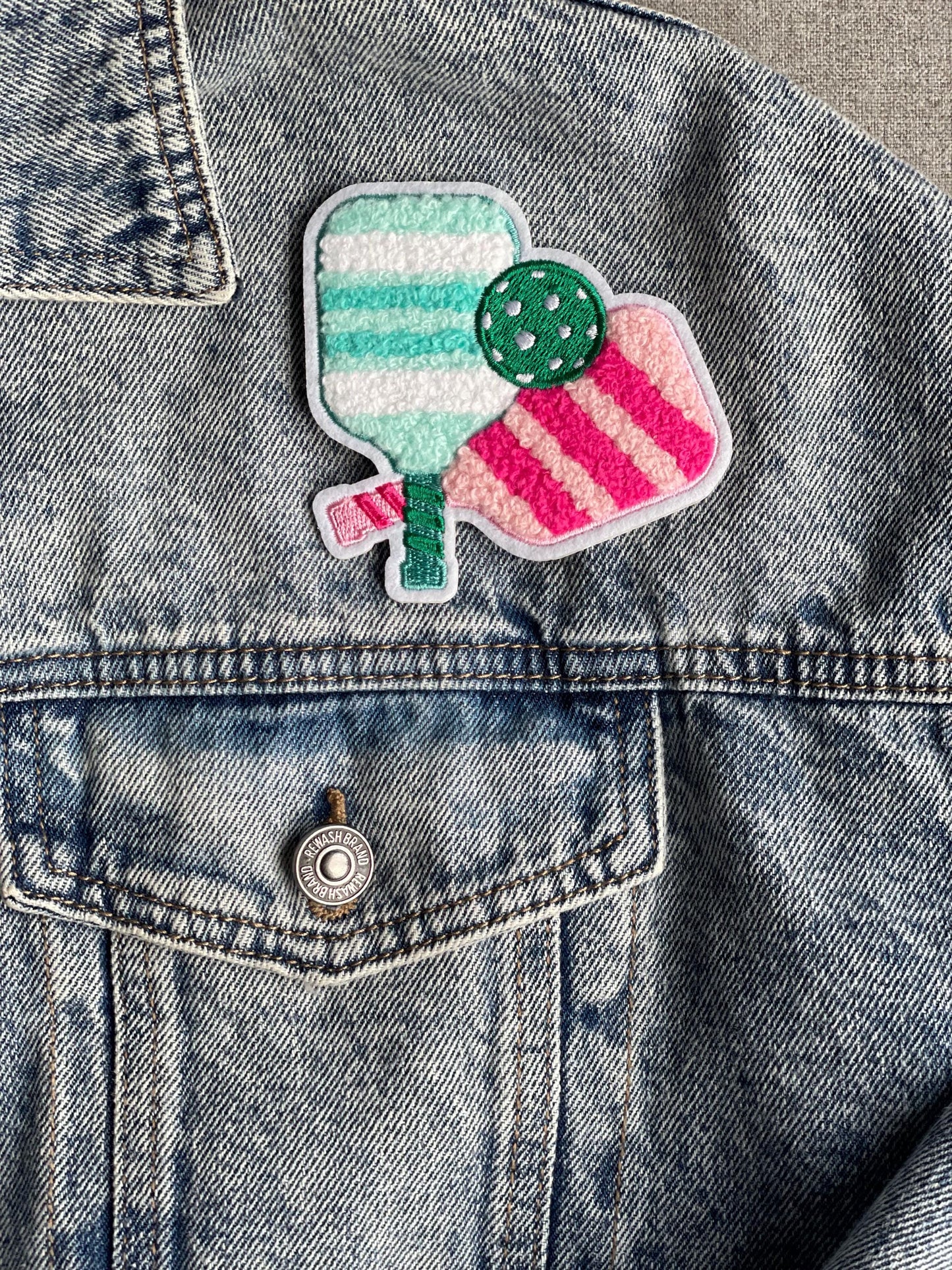 Pickleball Patch | Peel and Stick, Iron or Sew-On Patch