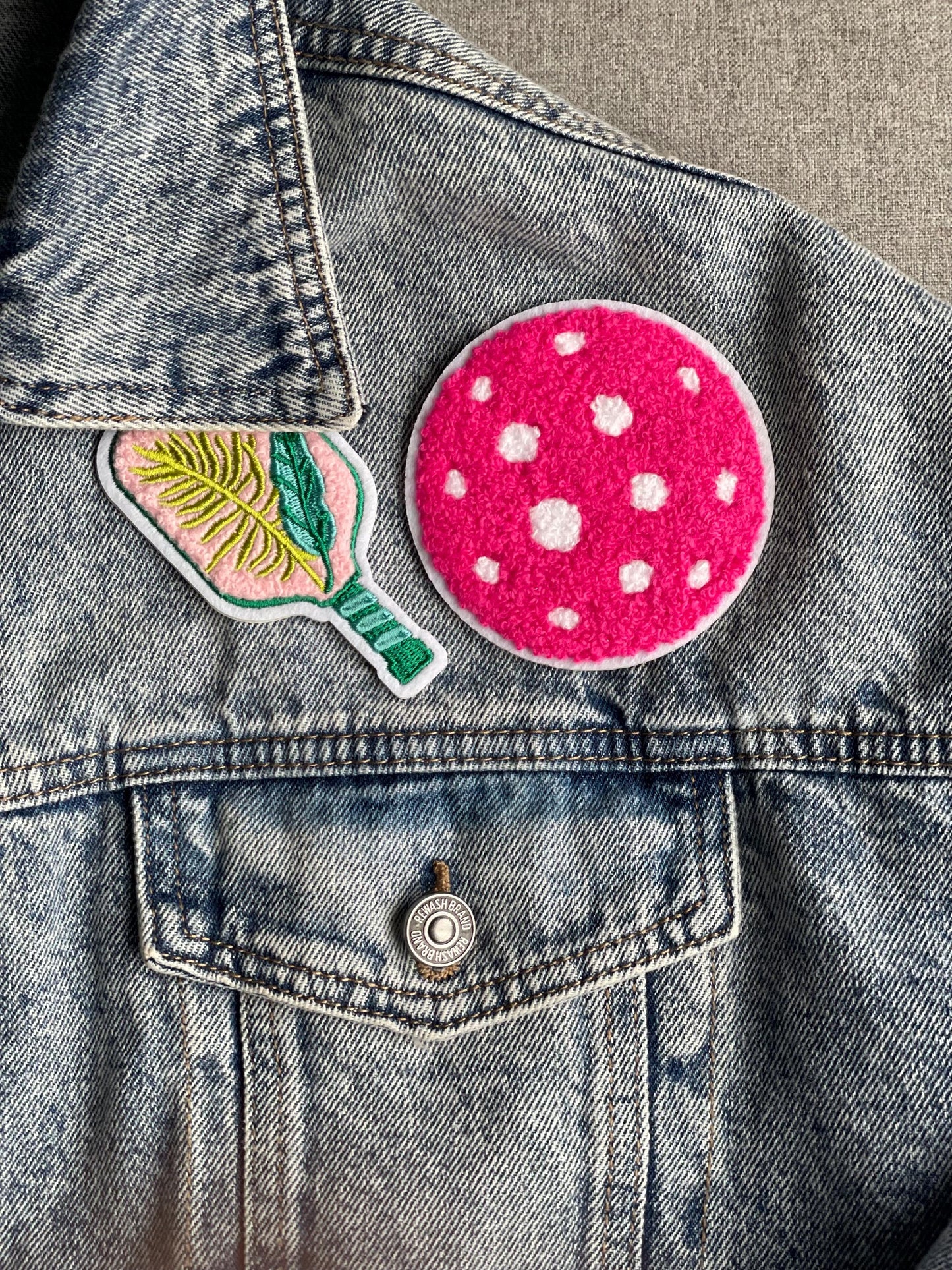 Pickleball Patch | Peel and Stick, Sew On, Iron On