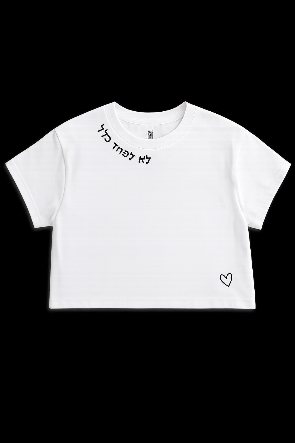 Hebrew T-Shirt | Lo Lefached Klal, Have No Fear Quote | Rabbi Nachman Apparel