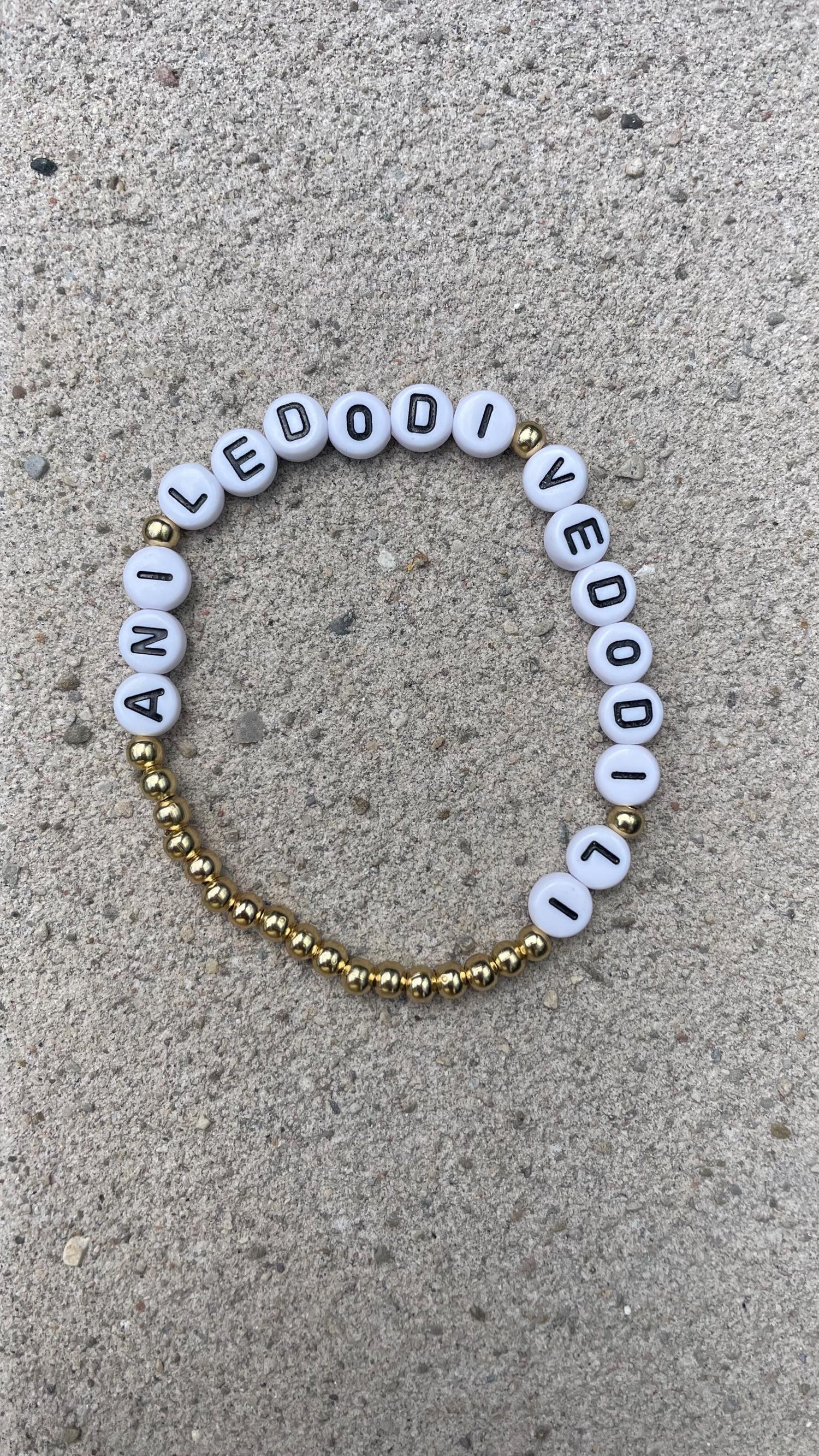 Ani Ledodi Vedodi Li Bracelet | Hebrew Verse, Gold Plated Judaica Jewelry - size 7"
