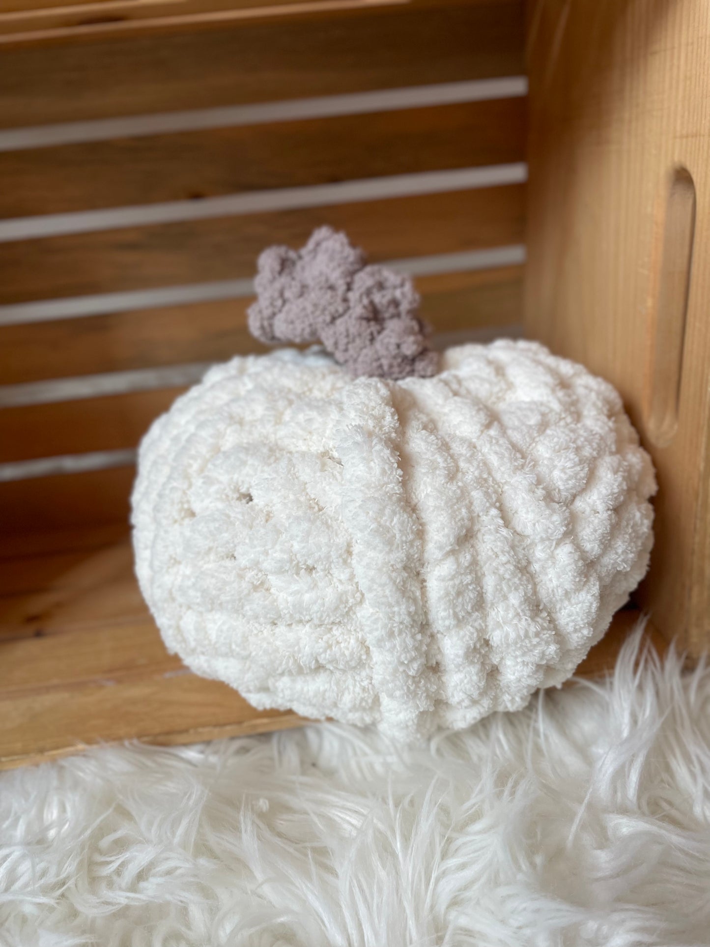 Pumpkin pillow plushie