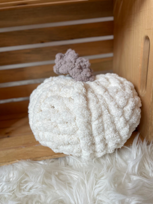 Pumpkin pillow plushie