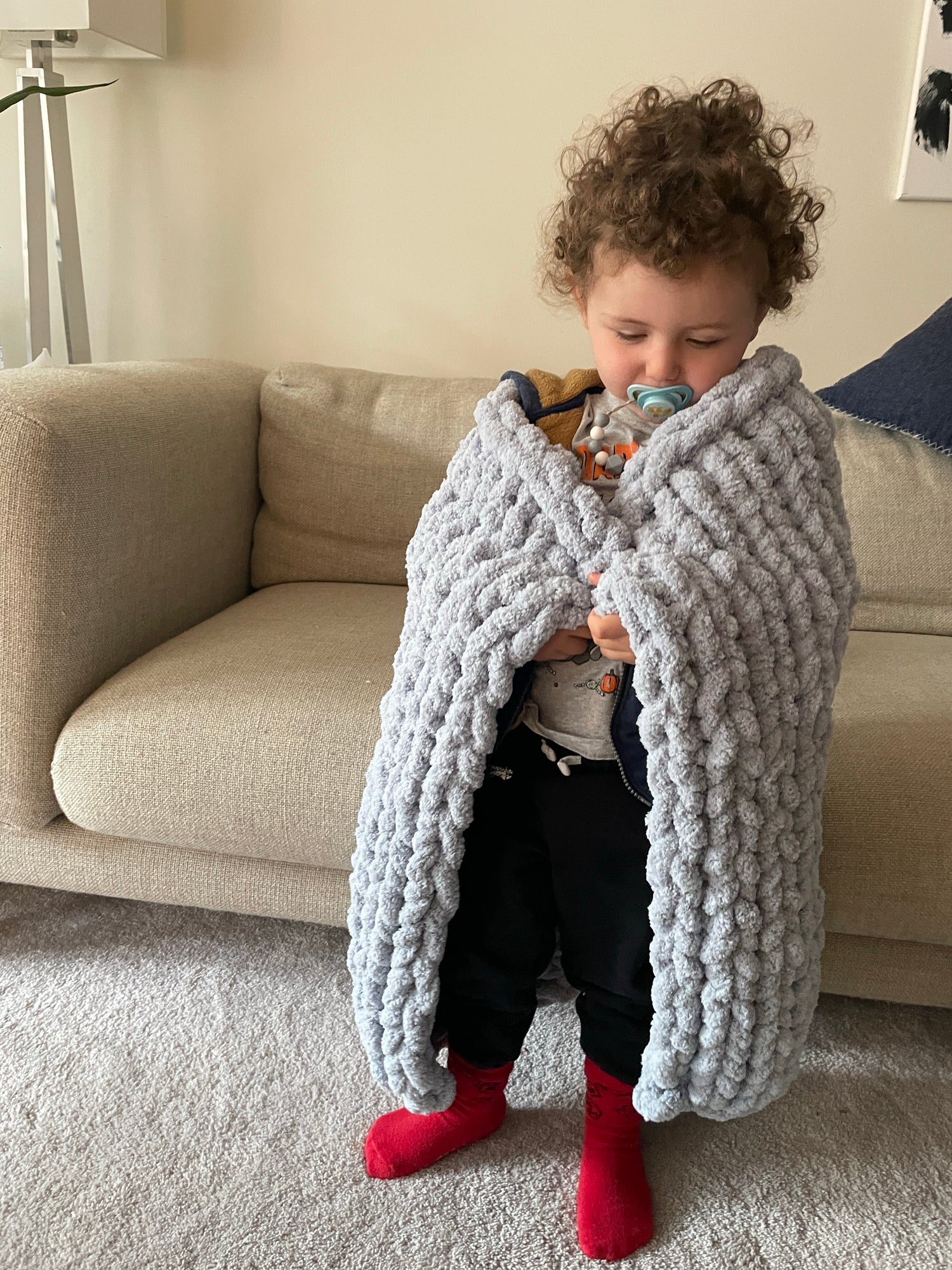 Bernat Blanket How To Knit A Jumbo Blanket Bernat Blanket Yarn How