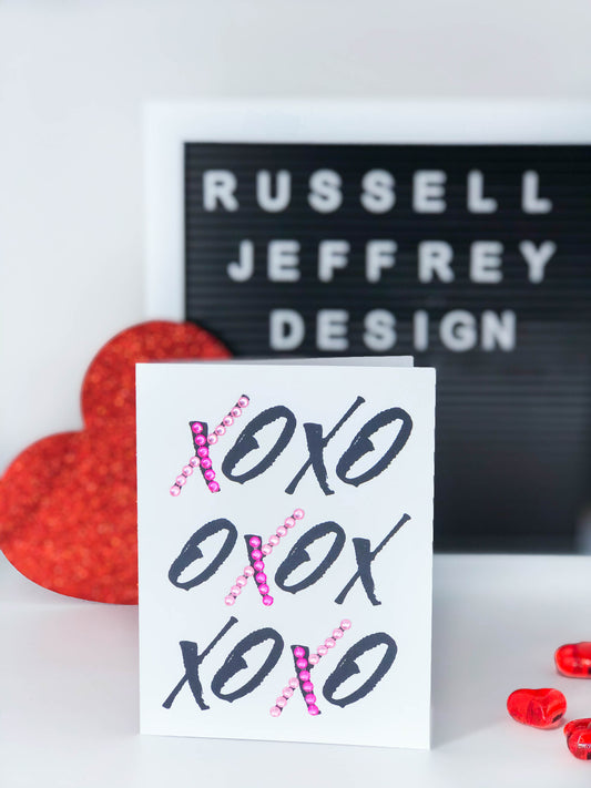 Valentine's Day Greeting Card XOXOXOXOXOXO