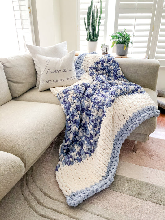 Healing Hand, Chunky Knit Blankets Southern Breeze