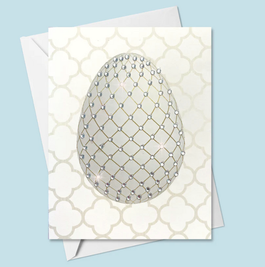 Faberge Style Easter Egg - Greeting Card