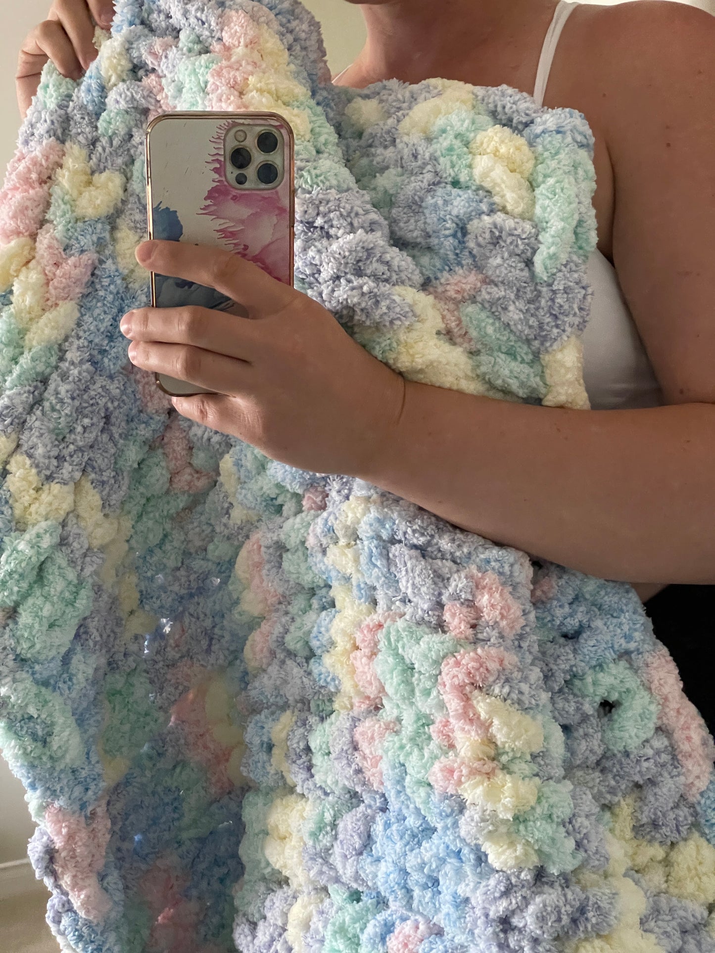 Healing Hand, Chunky Knit Baby Blankets - Unicorn Yarn