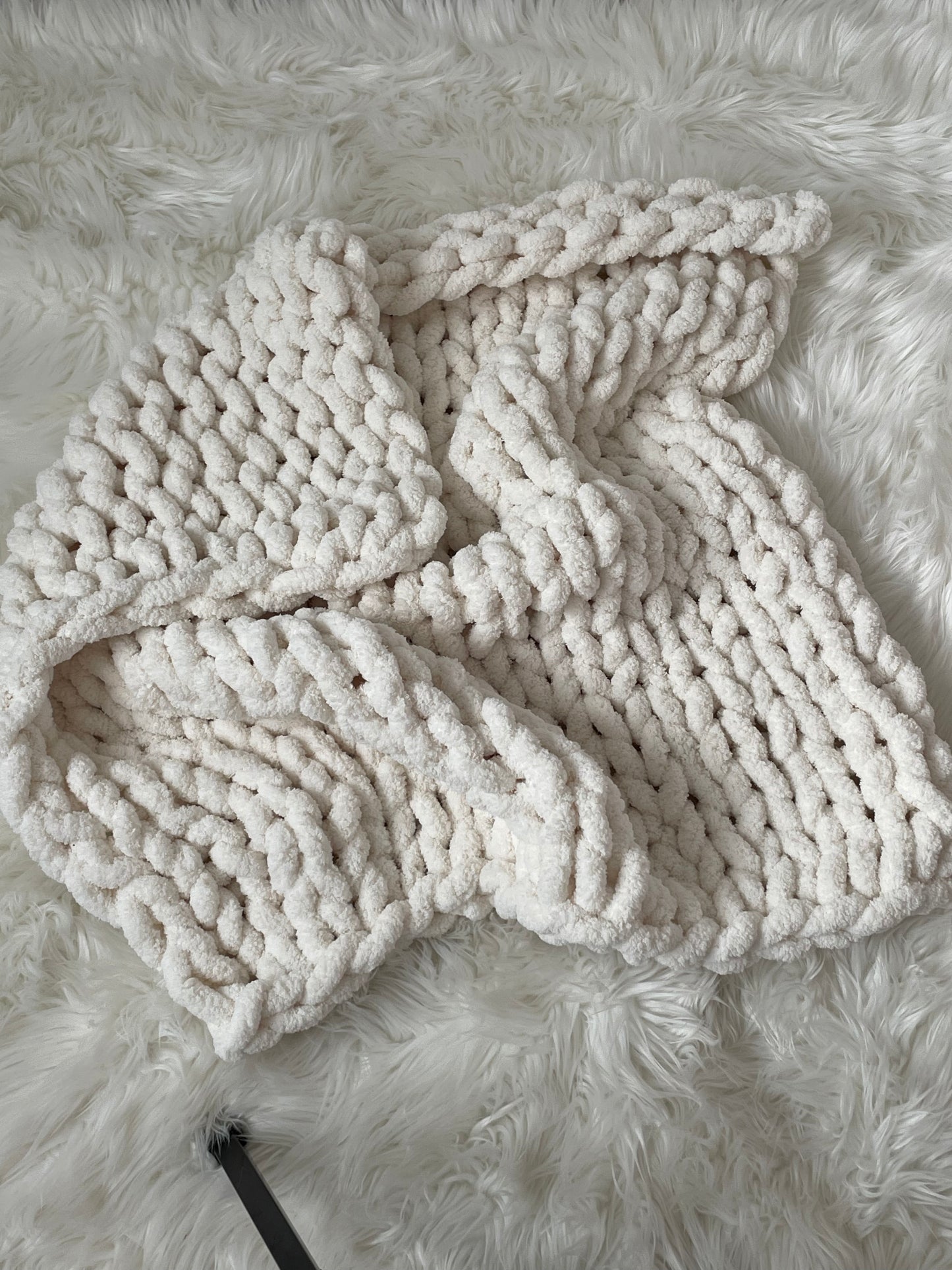 Healing Hand, Chunky Knit Baby Blankets
