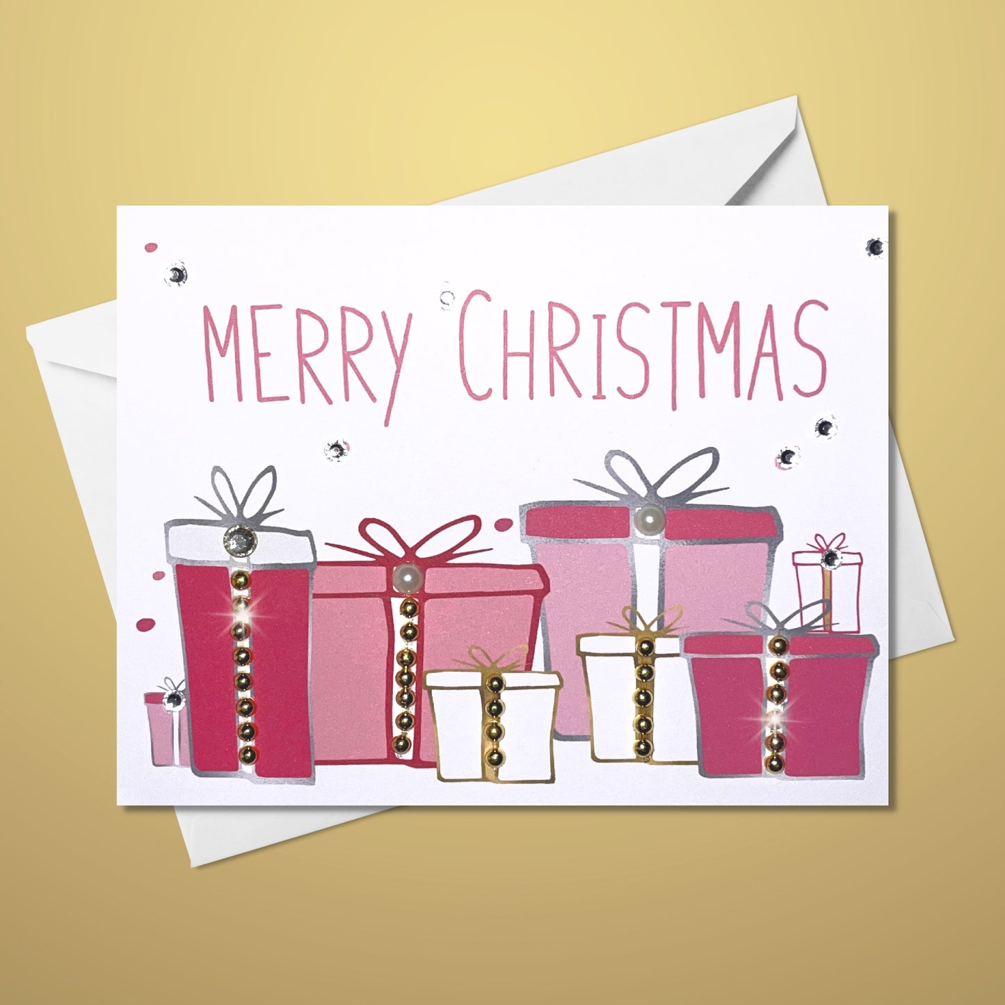 Merry Christmas Present Greeting Card