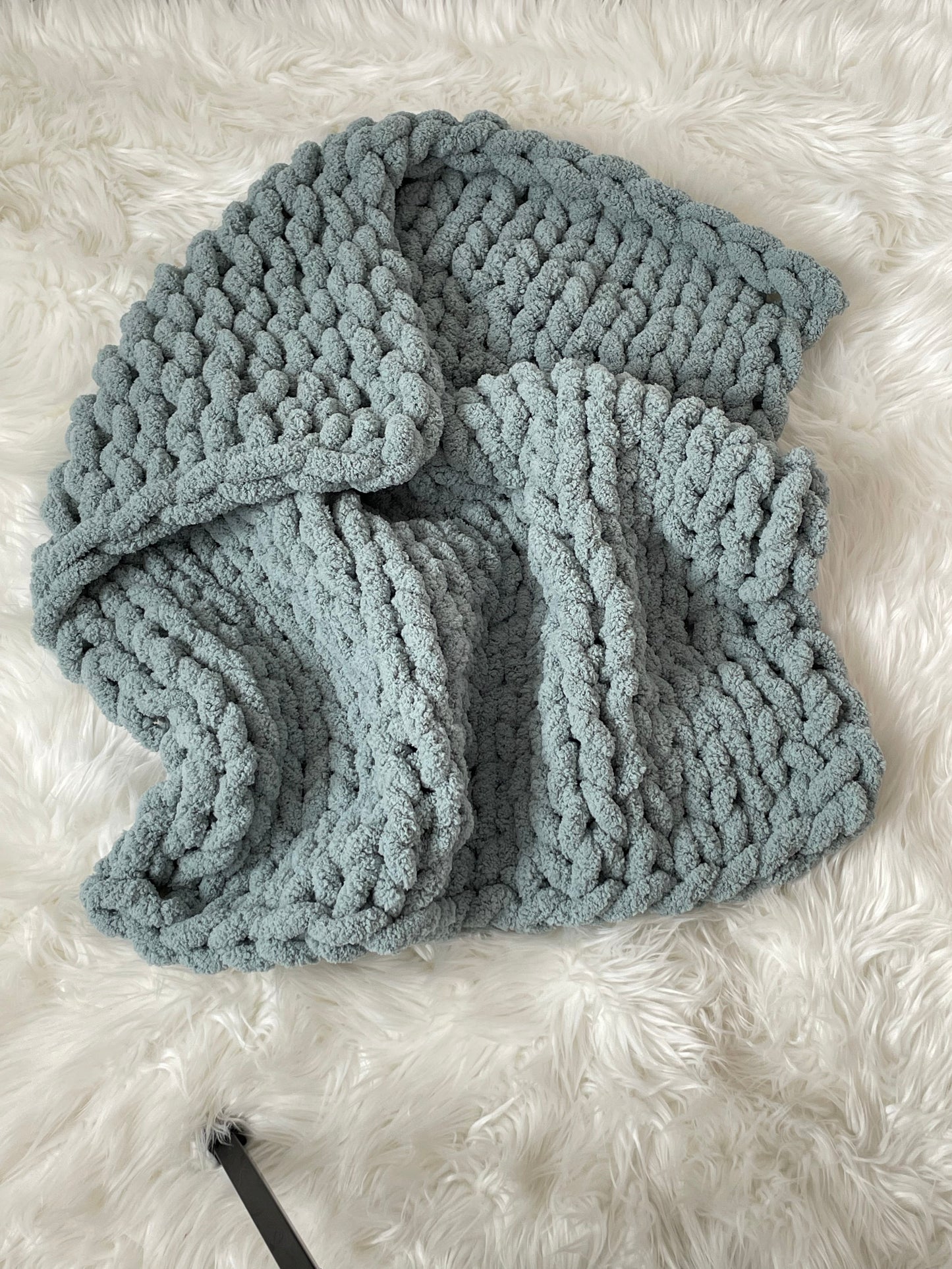 Healing Hand, Chunky Knit Baby Blankets