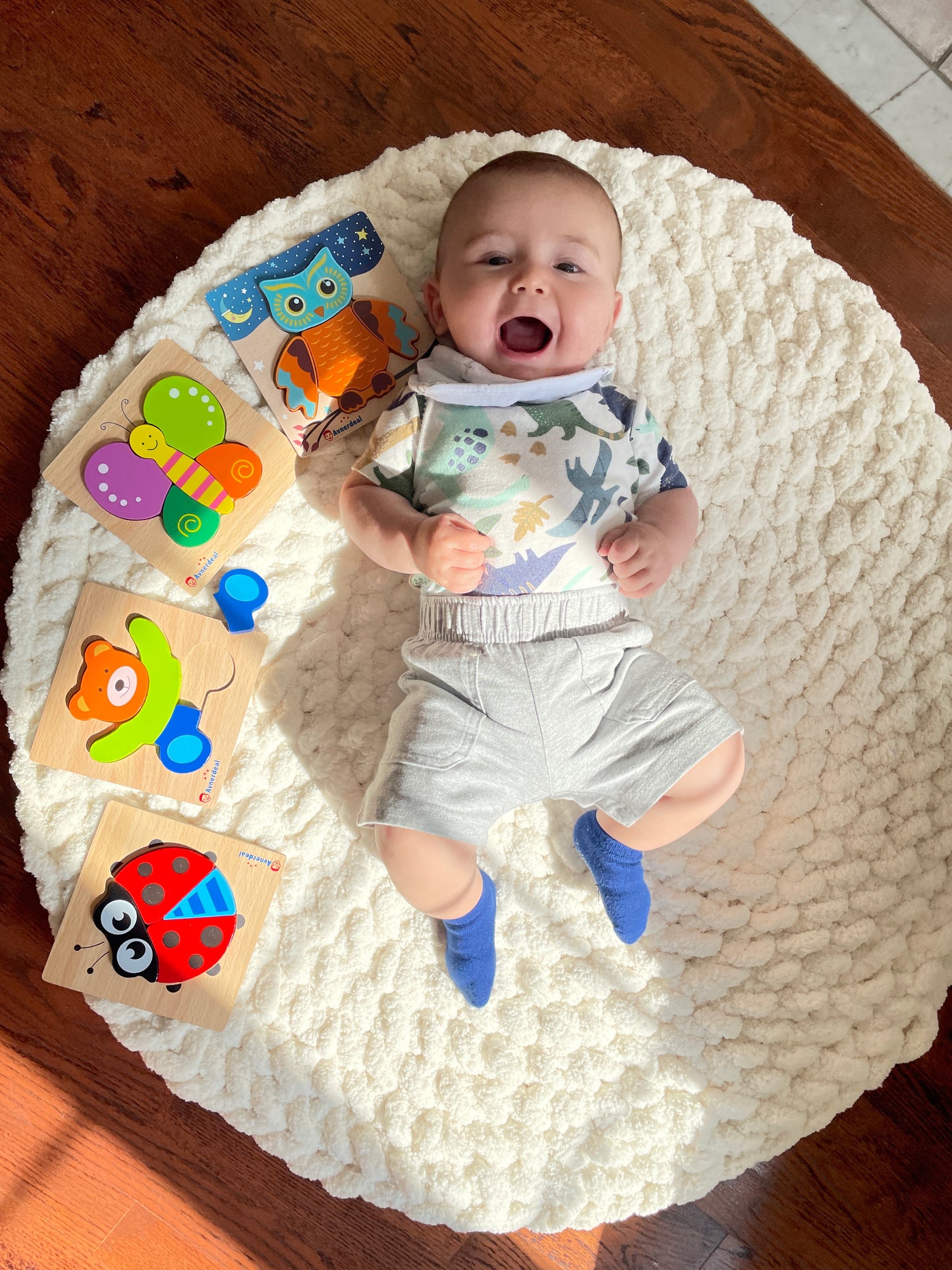 Circle Rug , Tummy Time Mat