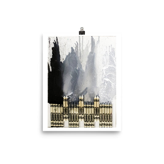 Monochromatic Crayon Melt